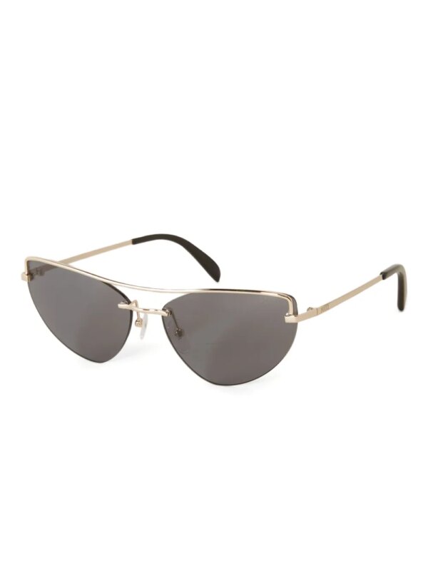 PUCCI Zonnebril met cat-eye montuur - Goud