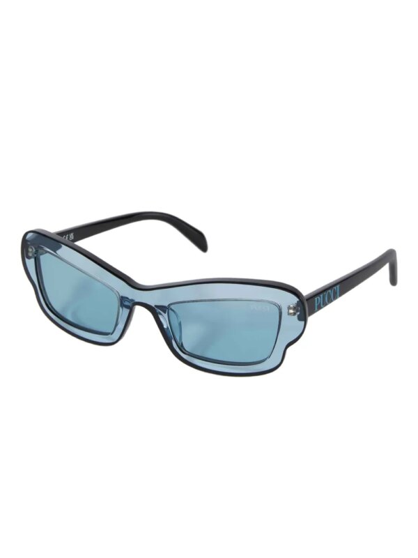 PUCCI Zonnebril met geometrisch montuur - Blauw