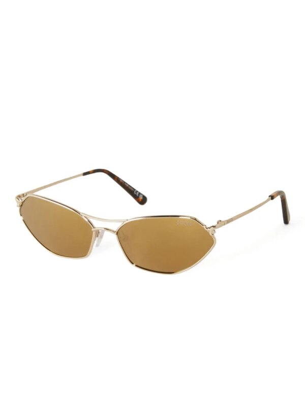 PUCCI Zonnebril met cat-eye montuur - Goud
