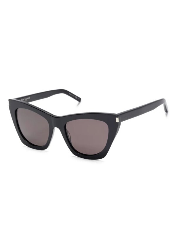 Saint Laurent Pre-Owned Kate D-frame zonnebril met cat-eye montuur - Zwart