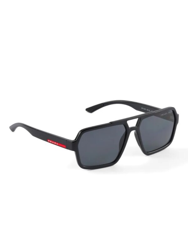 Prada Eyewear Zonnebril met geometrisch montuur - Zwart