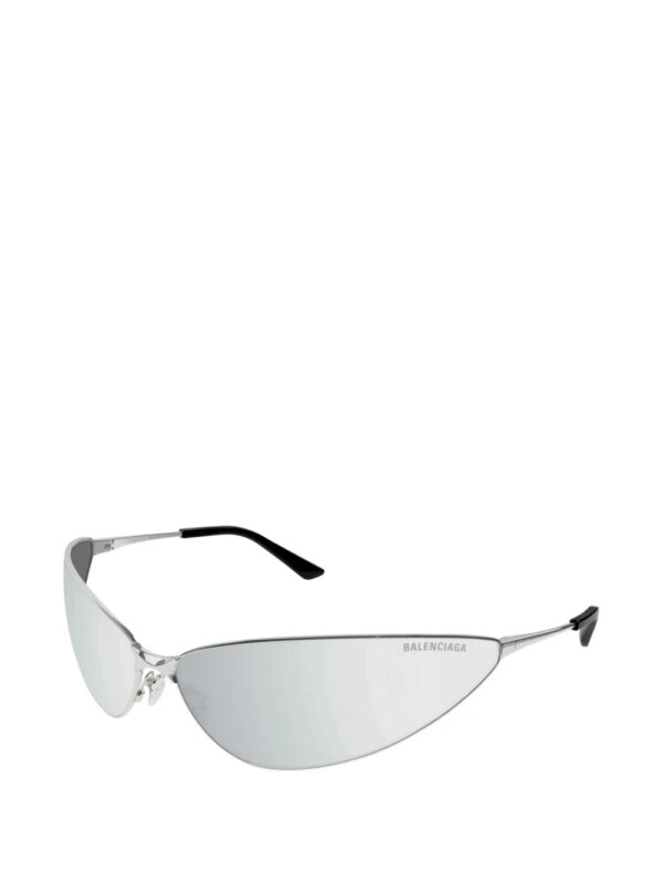 Balenciaga Pre-Owned Razor zonnebril met cat-eye montuur - Zilver