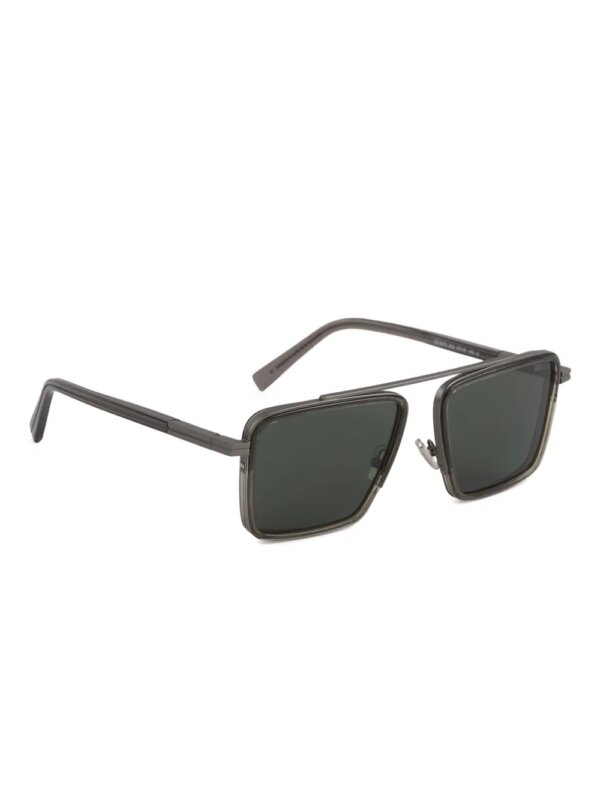 Zegna Zonnebril met geometrisch montuur - Grijs