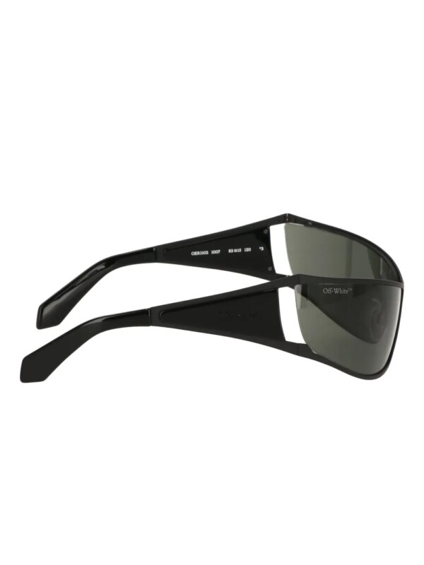 Off-White Eyewear Zonnebril met schild montuur - Blauw