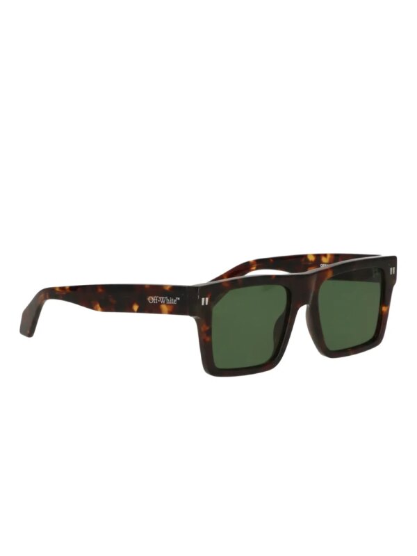 Off-White Eyewear Zonnebril met vierkant montuur - Bruin