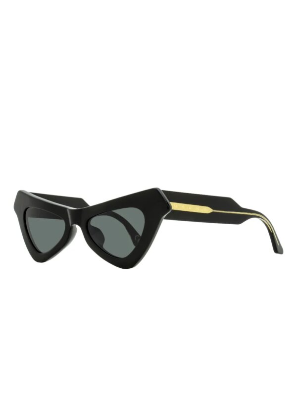 Marni Eyewear Fairy Pools Radica zonnebril met cat-eye montuur - Zwart