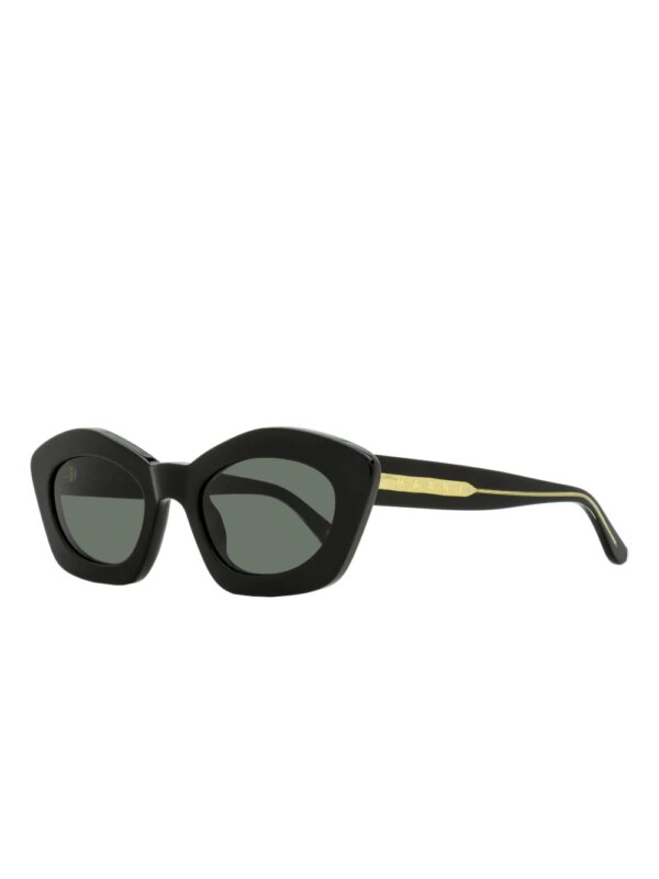 Marni Eyewear Zonnebril met cat-eye montuur - Zwart
