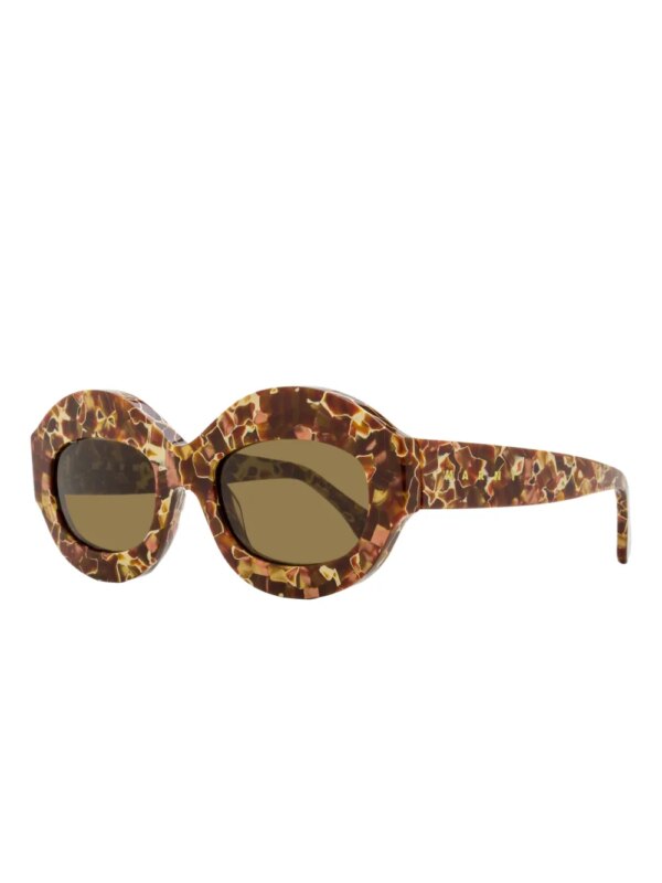 Marni Eyewear Zonnebril - Bruin