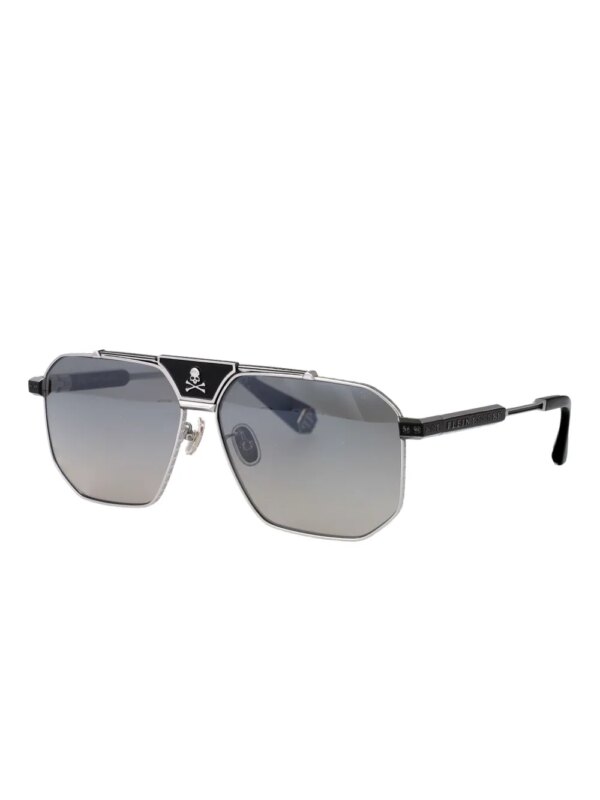 Philipp Plein Eyewear Zonnebril met volledig montuur - Grijs