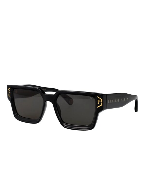 Philipp Plein Eyewear Zonnebril met vierkant montuur - Zwart