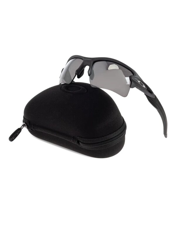 Oakley Zonnebril met randloze schild montuur - Grijs
