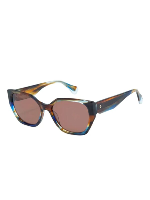 GIGI STUDIOS Zonnebril met rond montuur - Blauw