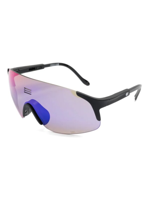 Alba Optics Jumbo zonnebril met shield montuur - Zwart