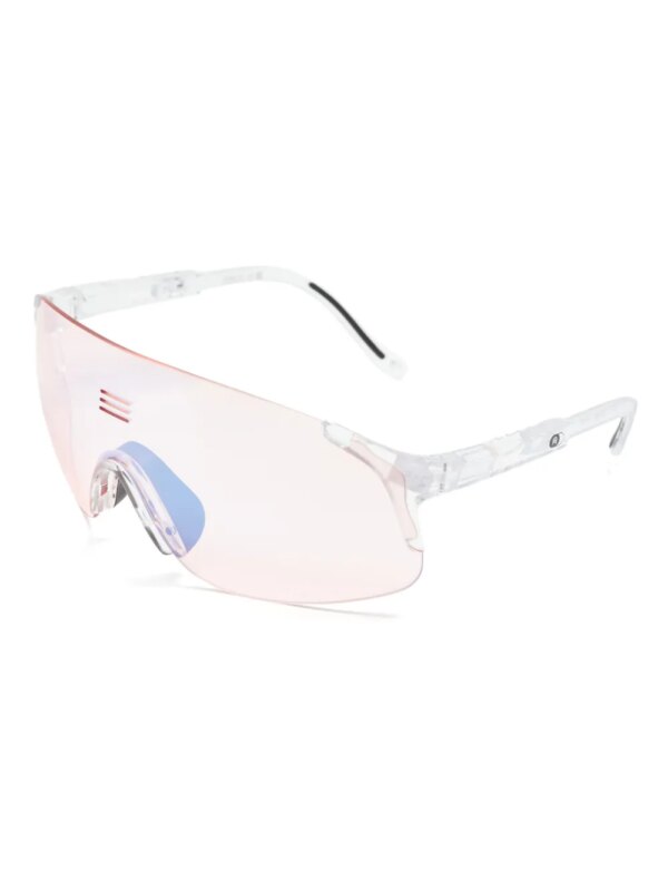 Alba Optics Jumbo zonnebril met shield montuur - Wit