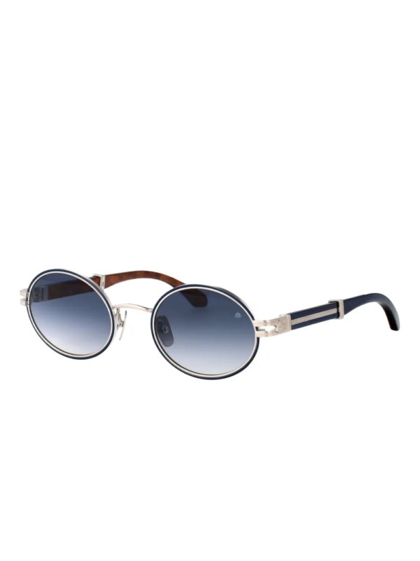 Maybach eyewear Zonnebril met ovalen montuur - Blauw