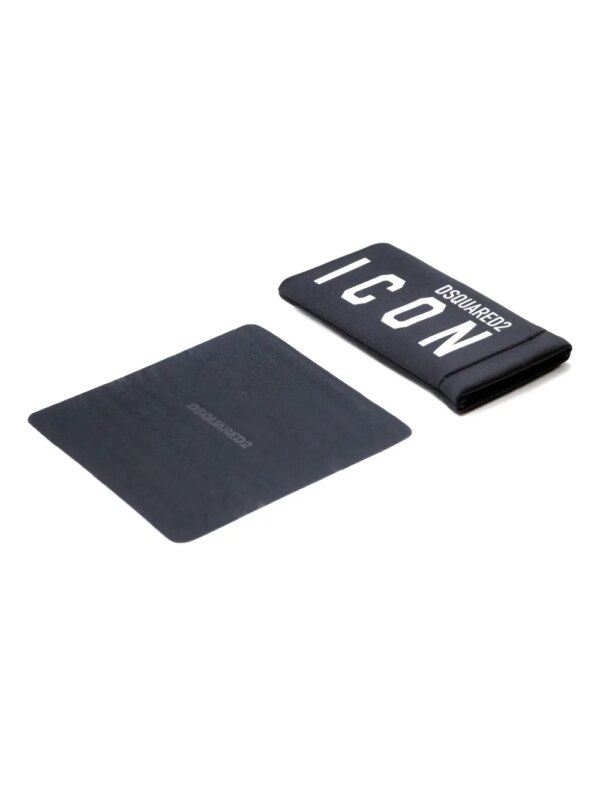 DSQUARED2 EYEWEAR Icon zonnebril met rechthoekig montuur - Wit