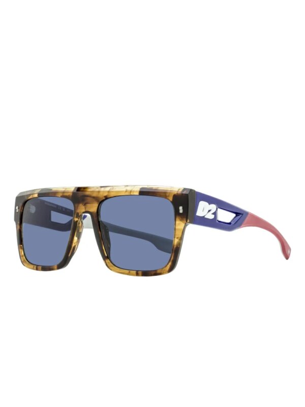 DSQUARED2 EYEWEAR Zonnebril met vierkant montuur - Bruin
