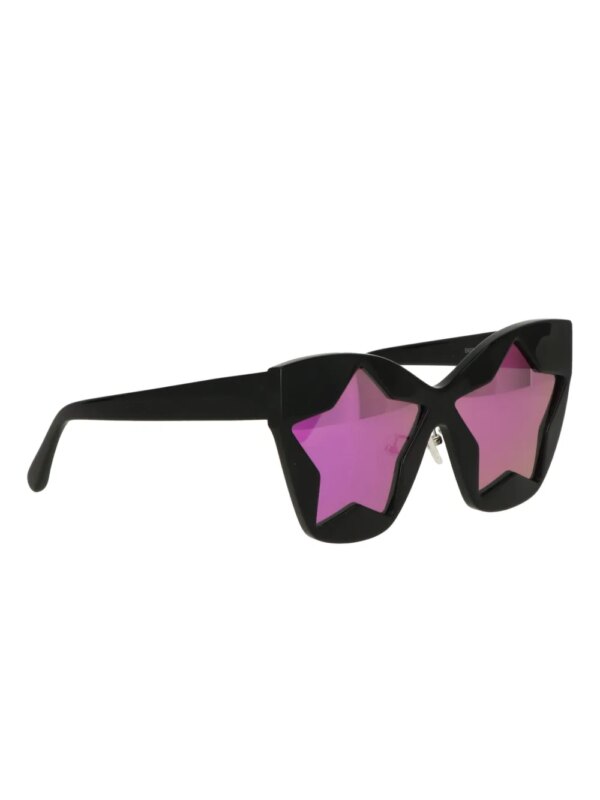 Stella McCartney Kids Zonnebril met stervormig cat-eye montuur - Zwart