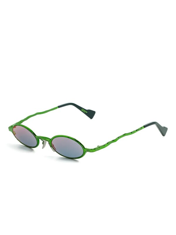 Kuboraum Z24 zonnebril met ovalen montuur - Groen