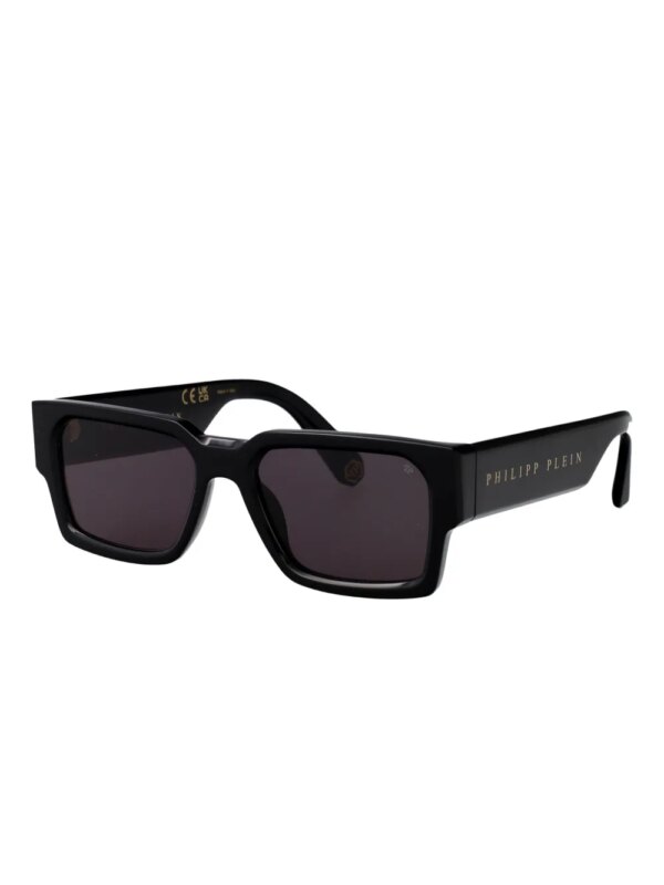 Philipp Plein Eyewear Master zonnebril met vierkant montuur - Zwart