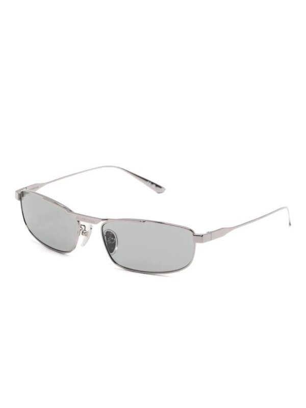 Balenciaga Eyewear Zonnebril met rechthoekig montuur - Zilver