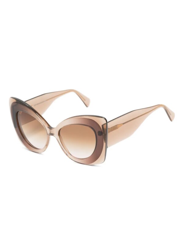 Andy Wolf Zonnebril met cat-eye montuur - Bruin