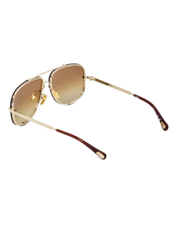 Chloé Eyewear Zonnebril met kleurverloop - Goud
