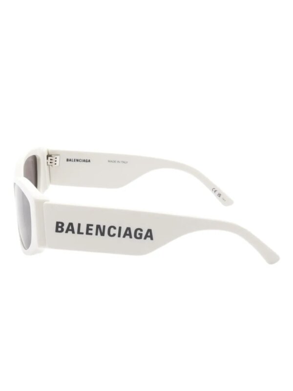 Balenciaga Pre-Owned 2020s zonnebril met logoprint - Wit