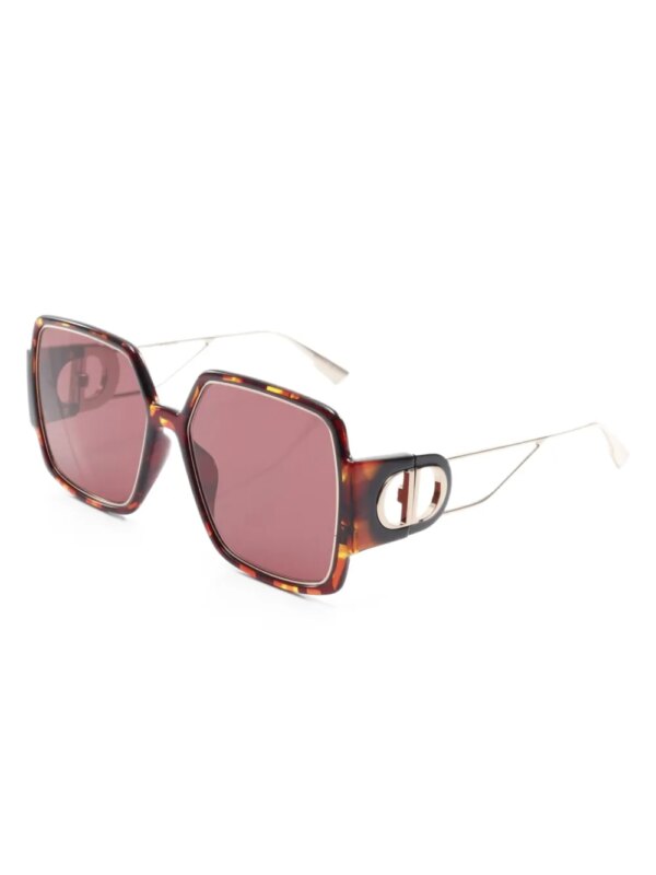 Christian Dior Pre-Owned 2010 GP zonnebril - Bruin