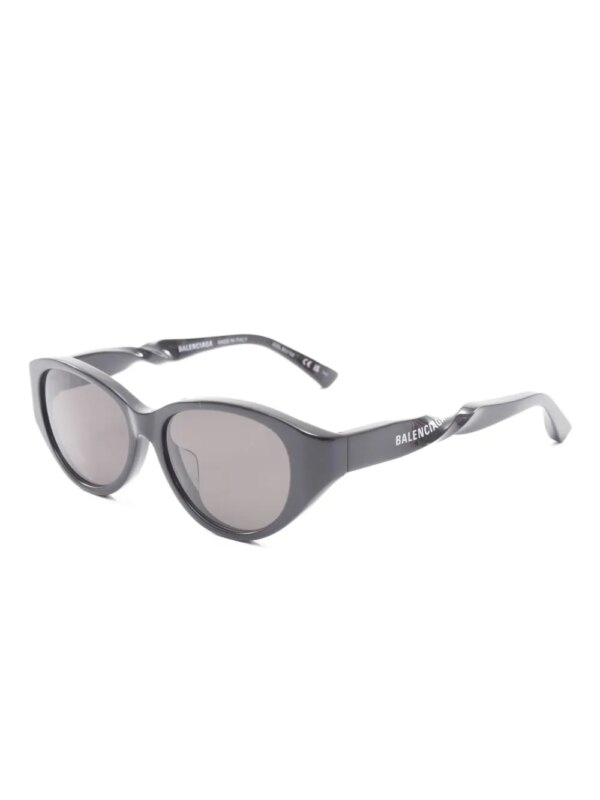 Balenciaga Pre-Owned 2020s zonnebril met cat-eye montuur - Zwart