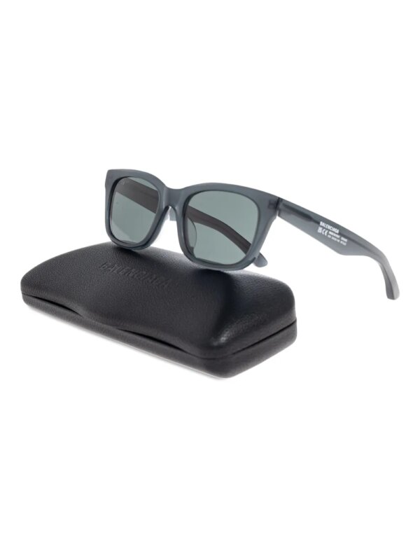 Balenciaga Eyewear Zonnebril met vierkant montuur - Groen