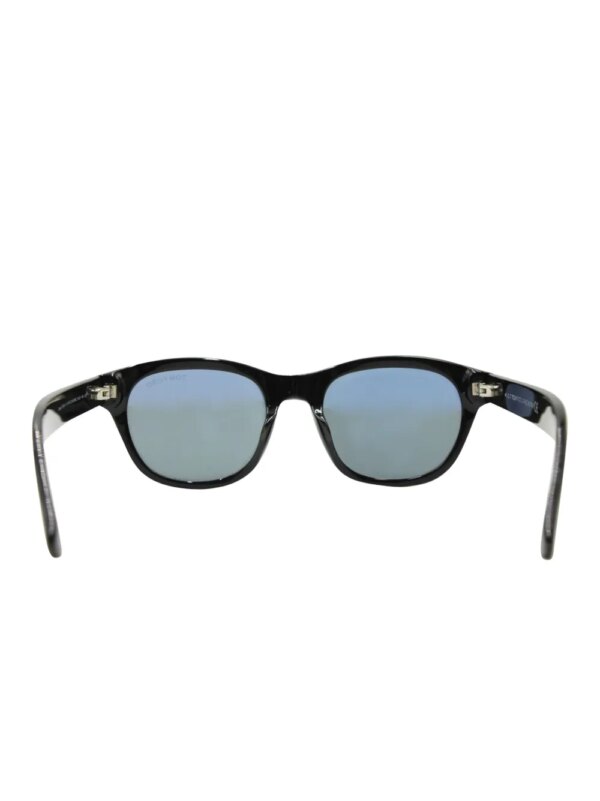 TOM FORD Zonnebril met rond montuur - Zwart