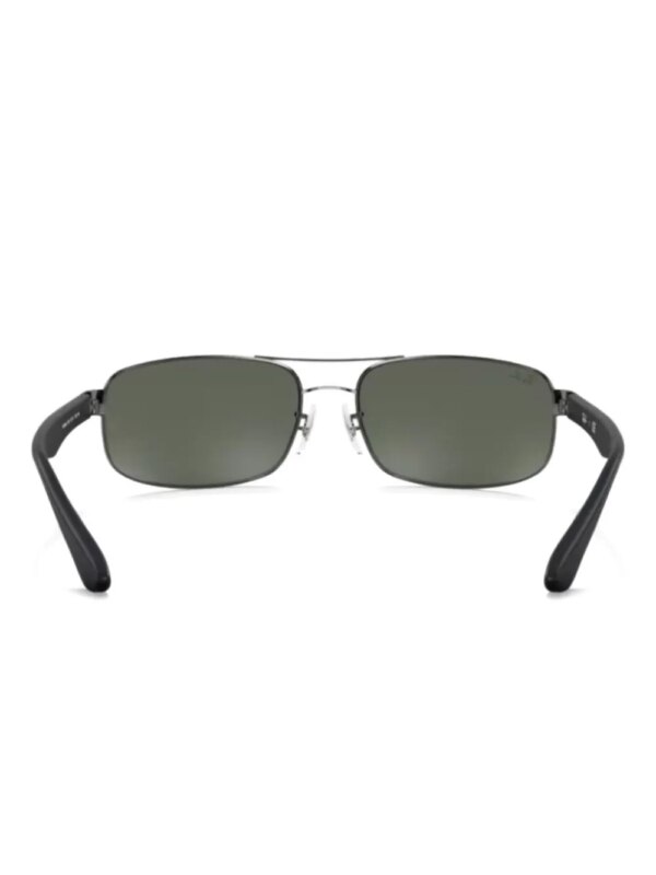 Ray-Ban Zonnebril met rechthoekig montuur - Zwart