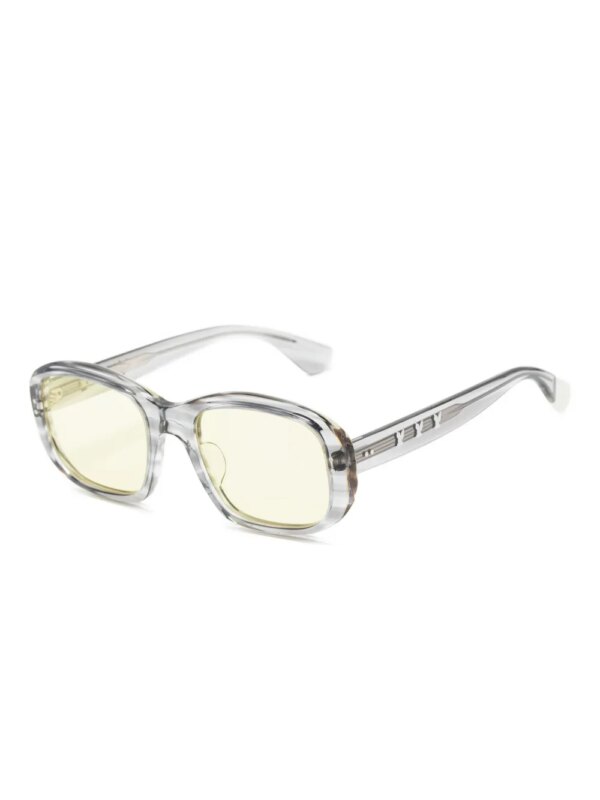 MASU x Blanc zonnebril met ovalen montuur - Grijs