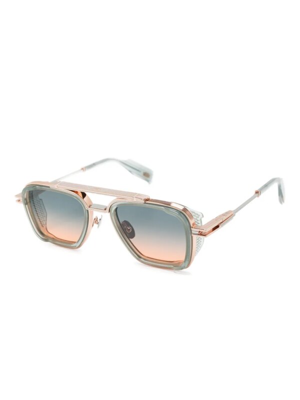 T Henri Eyewear Zonnebril met vierkant montuur - Roze