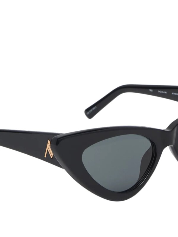 The Attico Zonnebril met cat-eye montuur - Zwart