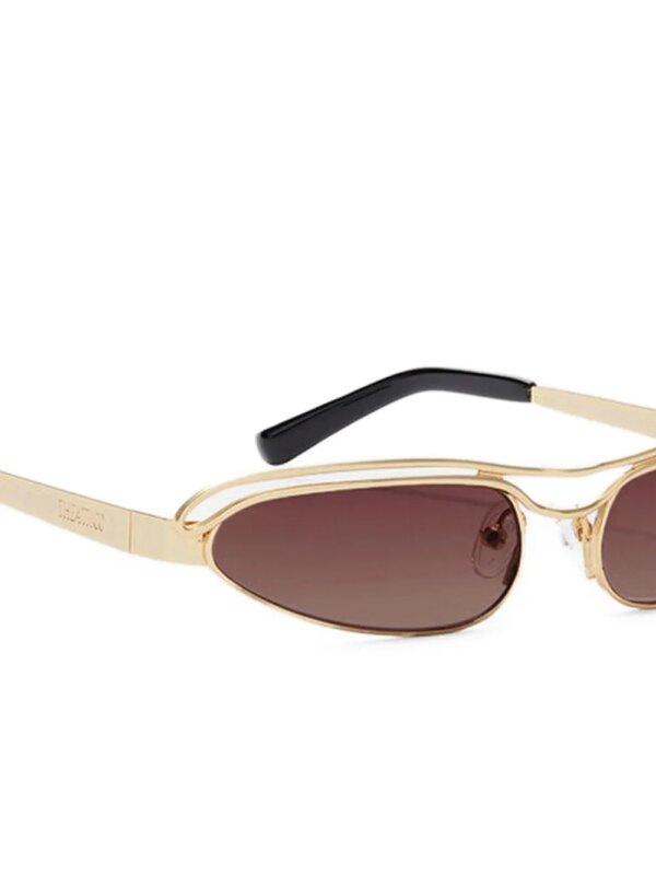The Attico Zonnebril met cat-eye montuur - Goud