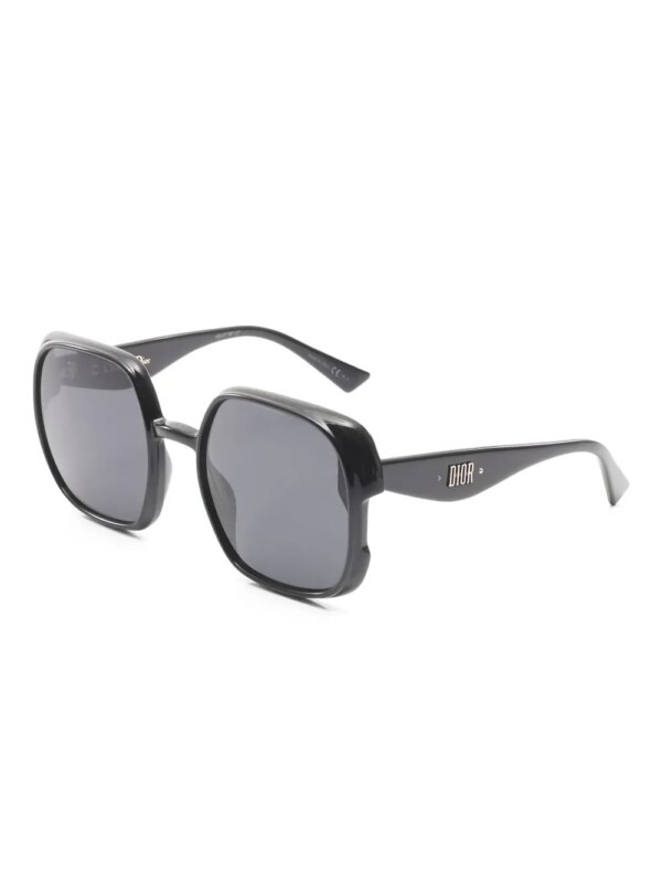 Christian Dior Pre-Owned 2000 CC zonnebril met vierkant montuur - Zwart