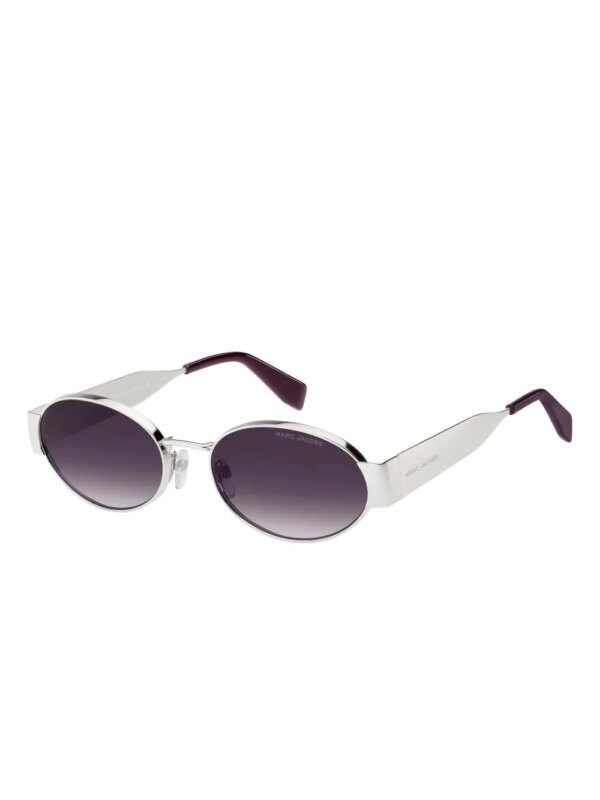 Marc Jacobs Eyewear Zonnebril met ovalen montuur - Grijs