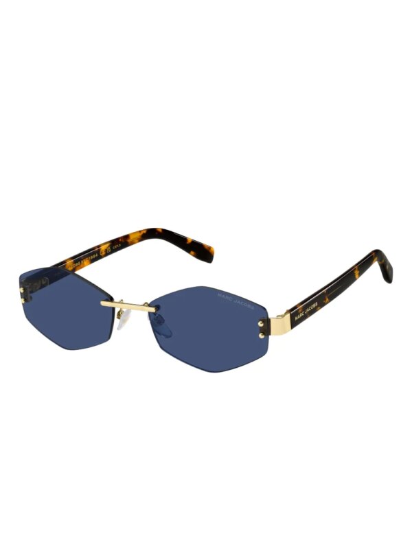 Marc Jacobs Eyewear Zonnebril met geometrisch montuur - Bruin