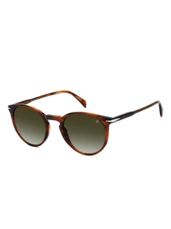 Eyewear by David Beckham Zonnebril met rond montuur - Bruin