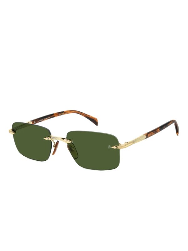 Eyewear by David Beckham Zonnebril met randloze montuur - Goud