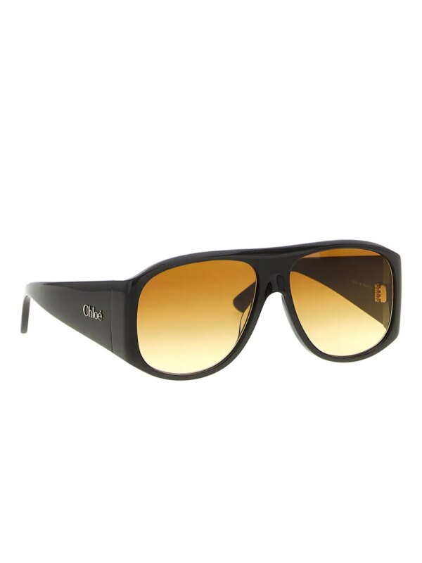 Chloé Eyewear Zonnebril met piloten montuur - Bruin