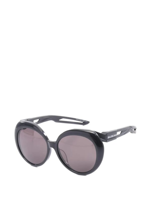 Balenciaga Pre-Owned Zonnebril met vlinder montuur - Zwart