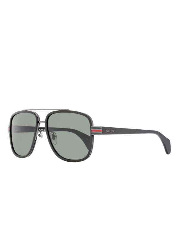 Gucci Eyewear Zonnebril met piloten montuur - Zwart