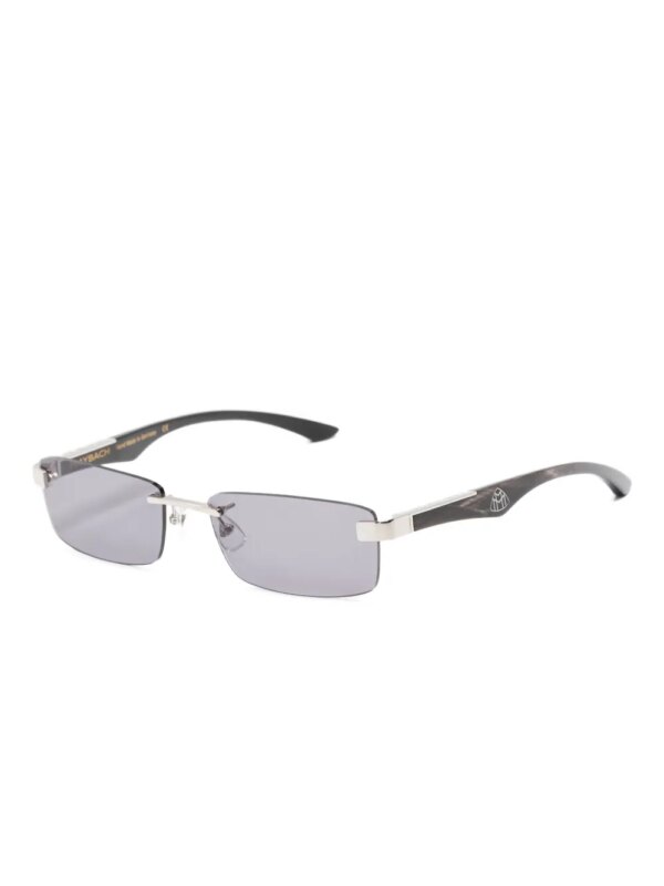 Maybach eyewear Zonnebril met rechthoekig montuur - Zilver