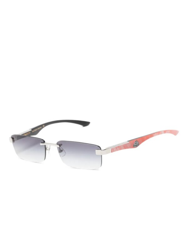 Maybach eyewear Zonnebril met rechthoekig montuur - Zilver