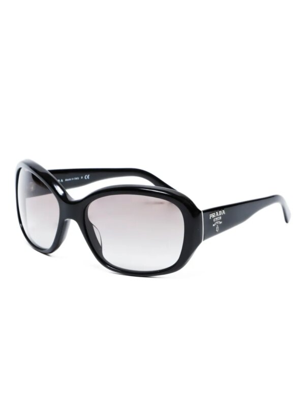Prada Pre-Owned 2010-2025 zonnebril met logo - Zwart