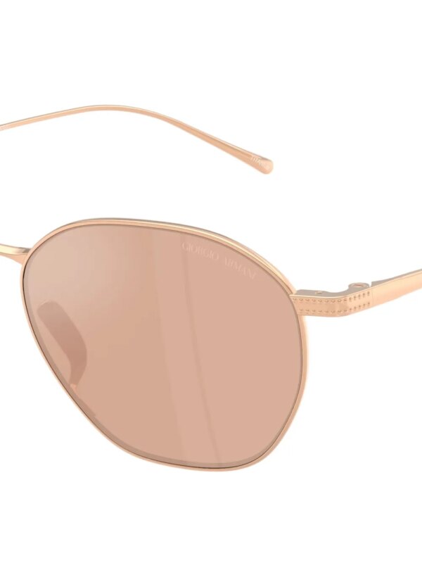 Giorgio Armani Zonnebril met rond montuur - Goud