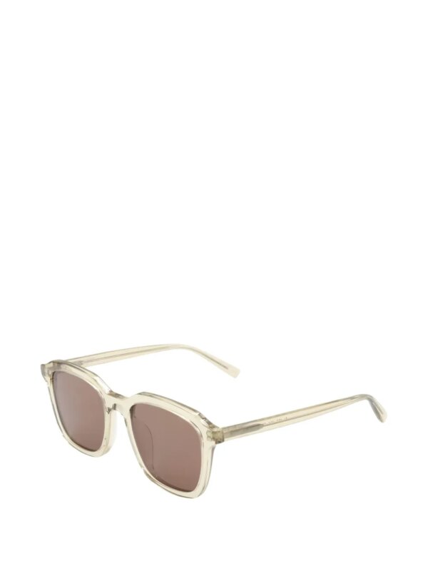 Saint Laurent Pre-Owned 2020s zonnebril met vierkant montuur - Grijs